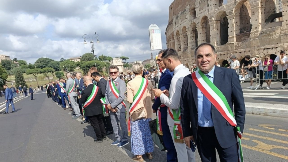 Il sindaco di Castelletto Ticino a Roma alle celebrazioni del 2 Giugno